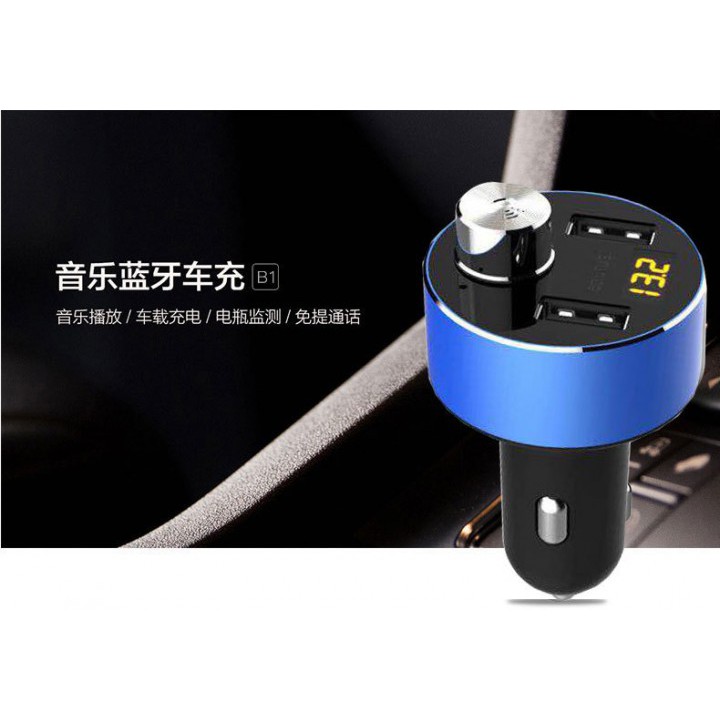 D810 - Bluetooth 4.2 Handsfree 5V 3.1A FM Transmitter Car Charger MP3