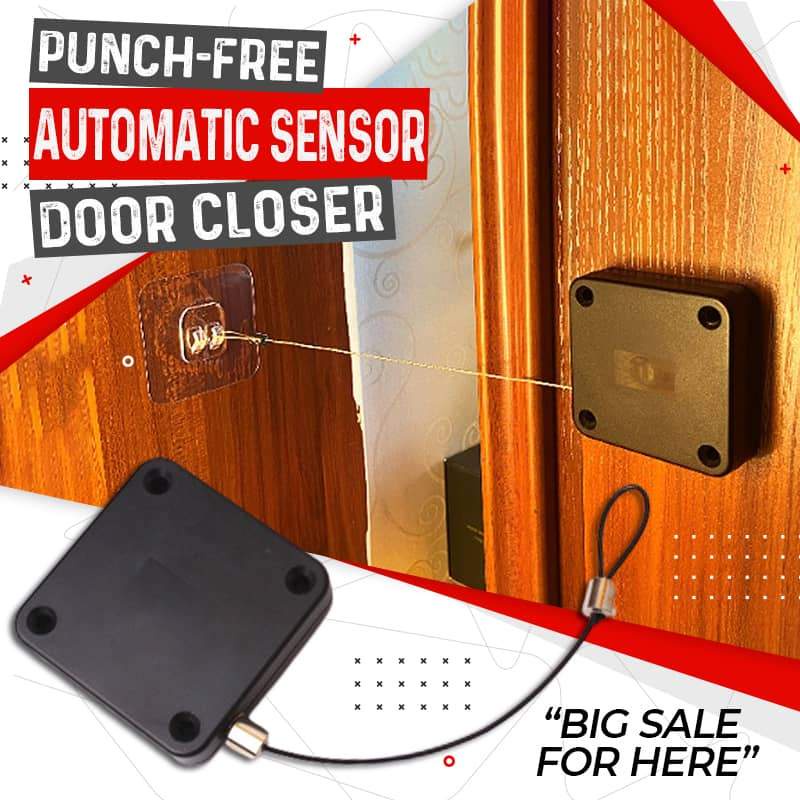 Door closer Penutup Pintu atau Jendela Otomatis Auto Door Closer Punch free MOONBIFFY Tutup Pintu Otomatis Automatic Door Closer 800G - MO-206 Pull Automatic Sensor Door Closer Adjustable Surface Mounted Automatic Closing Fire Rated Door Closer