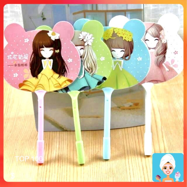 

[ML] PULPEN KIPAS BEAUTY GIRL - BALLPOINT BOLPEN PENA LUCU KARTUN KARAKTER