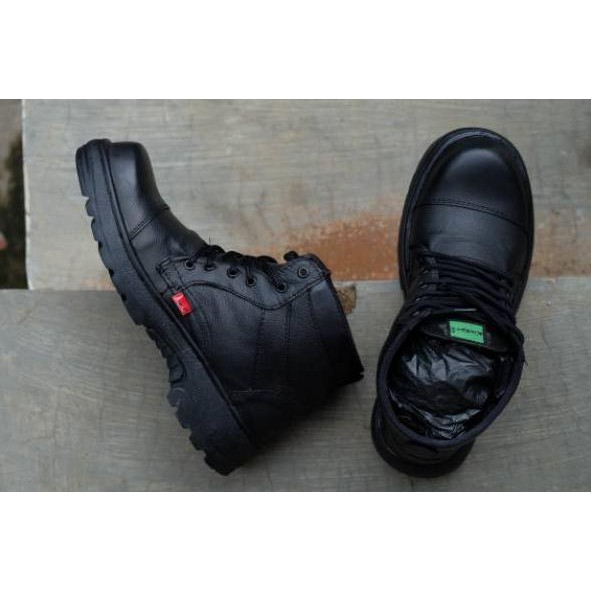 sepatu safety kulit asli sepatu pria