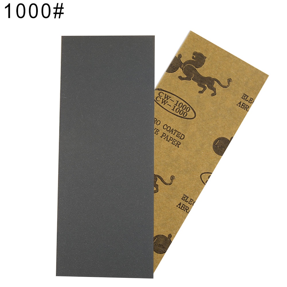 canaan Wet Dry Sandpaper Sheets 400/600/800/1000/1200/1500/2000/2500# Grit Polish