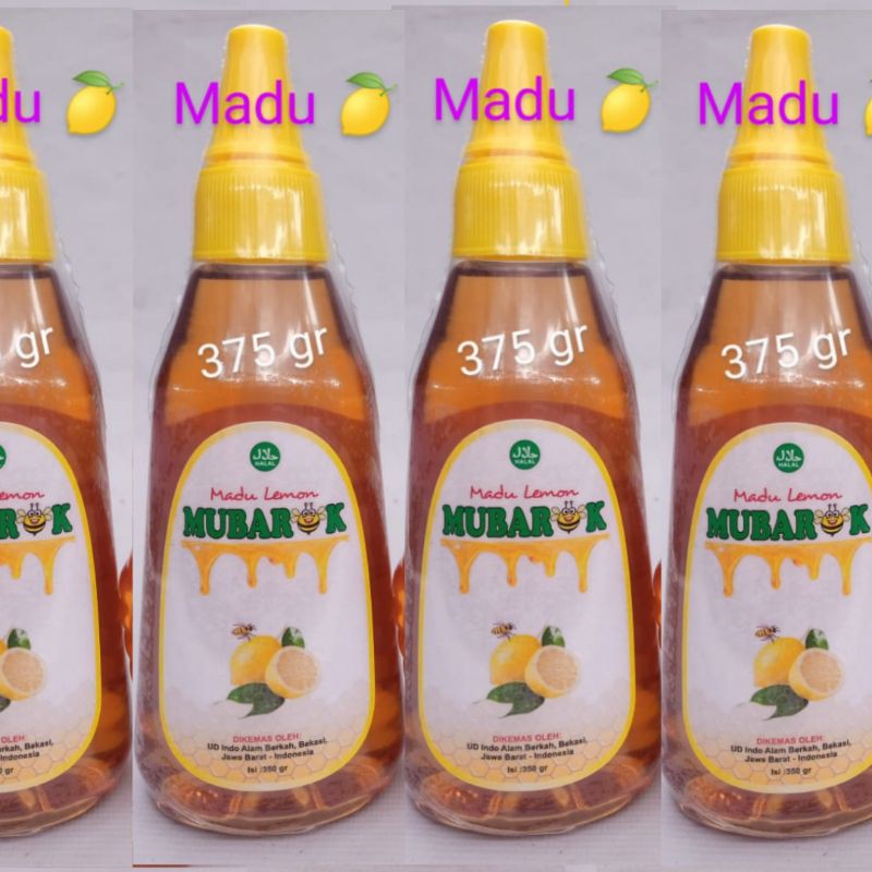 

MADU LEMON 375gr perpaduan madu dan sari lemon