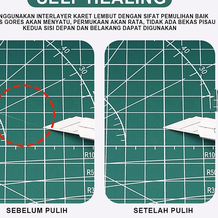 

Barang Pilihan.. Alas Potong Ukuran A3 /A4 /A5 PVC Cutting Mat Cutting Pad Board Alat DIY Double Size