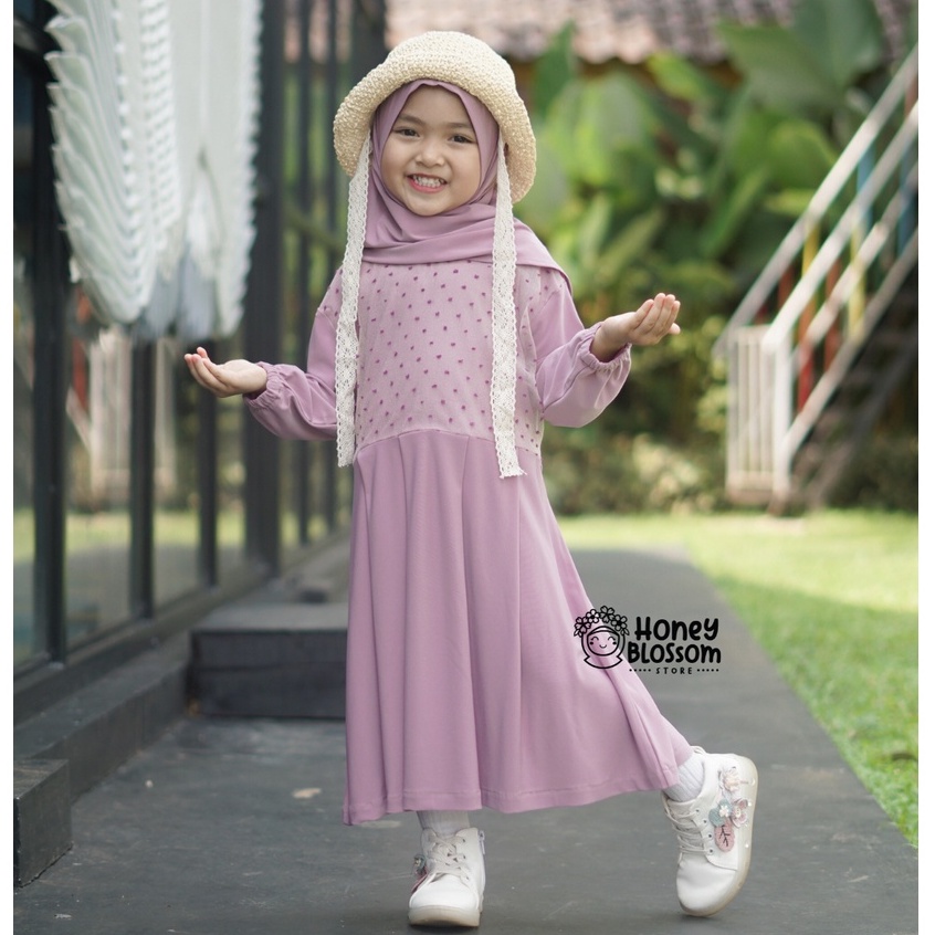 HONEYBLOSSOM gamis bayi perempuan lucu / gamis bayi alesha polos