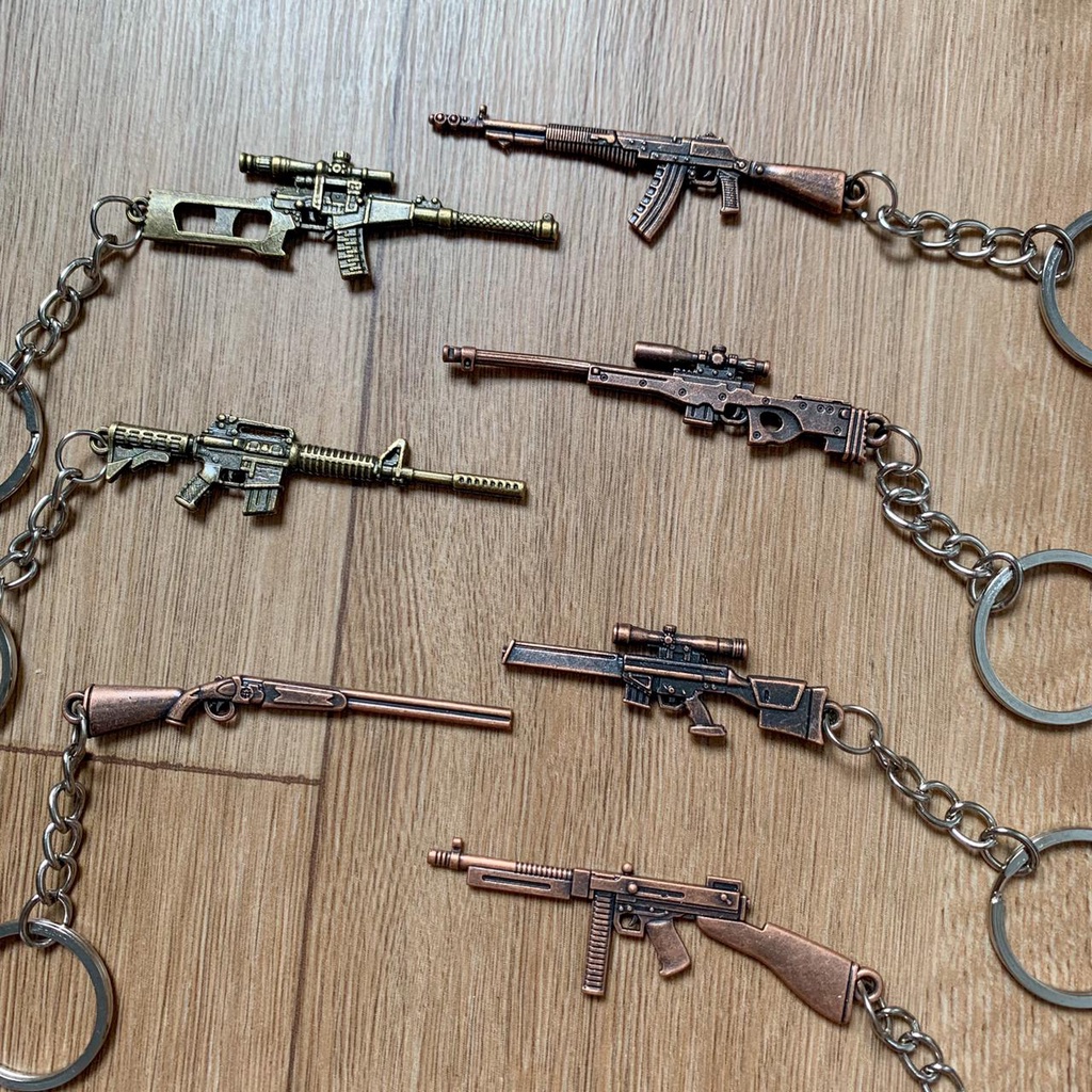 GANTUNGAN KUNCI SENJATA UNIK LUCU IMUT TERMURAH KEYCHAIN SNIPER IMPORT SOUVENIR MURAH READY GROSIR