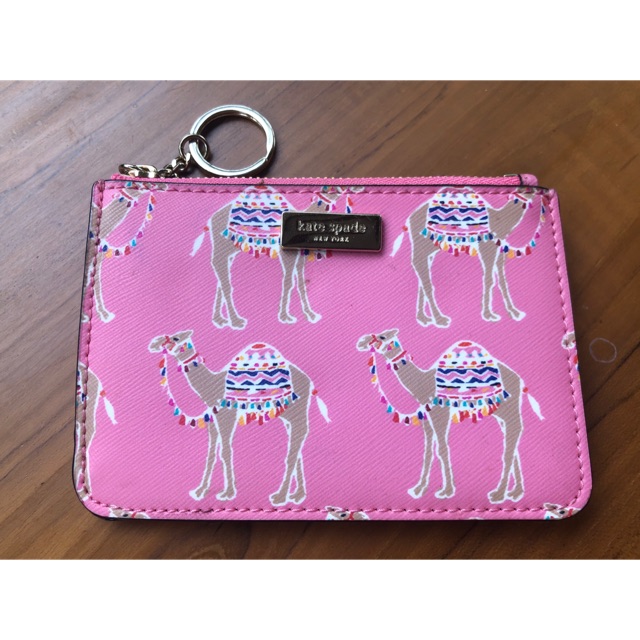 Dompet koin dan Kartu Kate Spade Pink