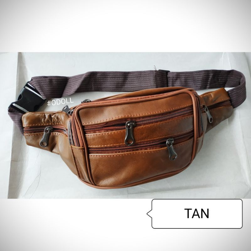 Tas Pinggang Kulit Asli | Waistbag Pria