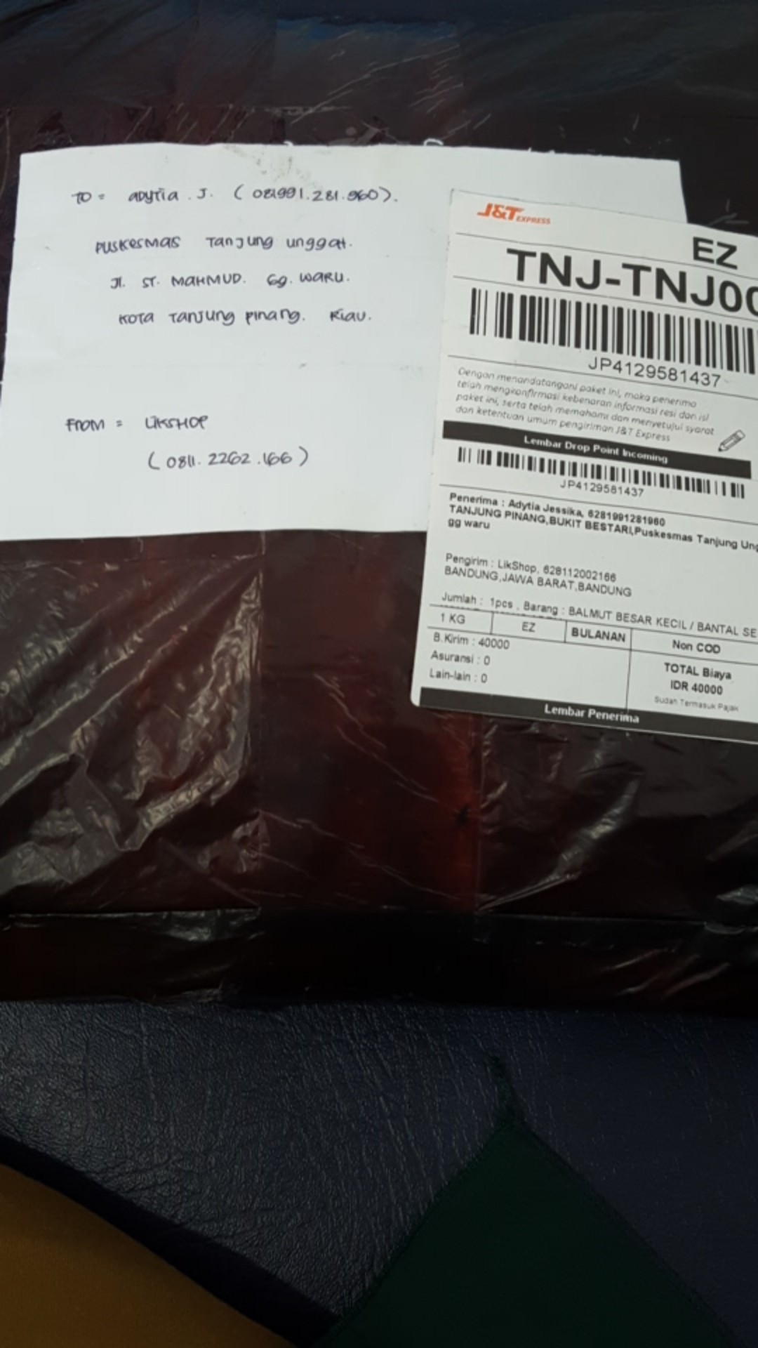 Balmut Besar Kecil / Bantal Selimut - Captain Whale - Halus Adem