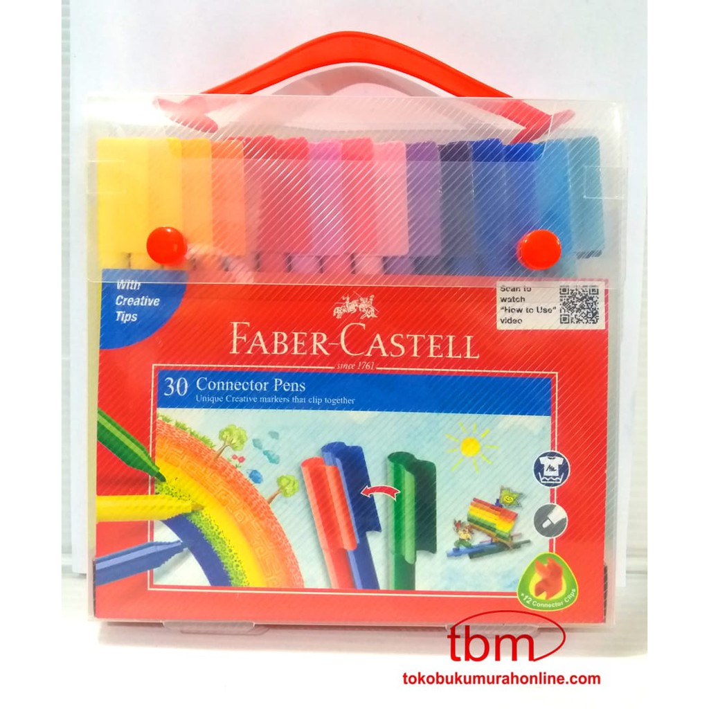 

Faber Castell Connector Pen Set 30 Warna 155077L