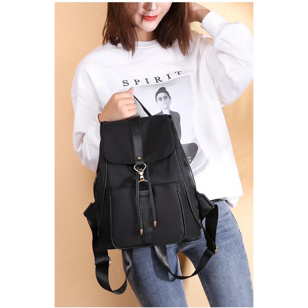 Tas Ransel Wanita Nylon Wanita 100% Import