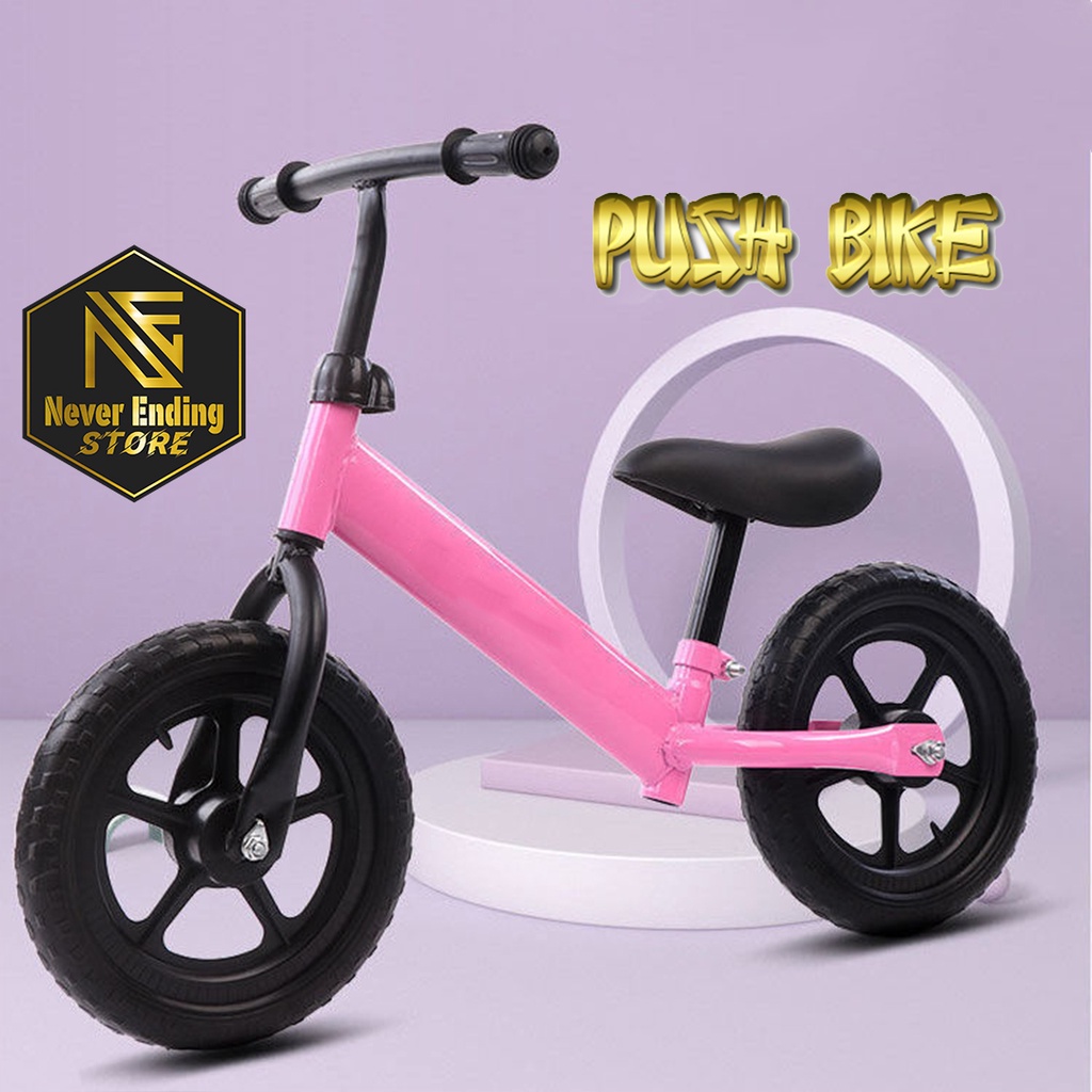 Sepeda Anak Pushbike Balance Bike Anak Roda 2 Sepeda Keseimbangan Anak  Push Bike Anak  Perempuan Laki Laki Merah Putih Biru Pink Hitam / Sepada Anak Murah Viral Bestseller 2 cycle cocok untuk usia 1 2 3 4 5 tahun