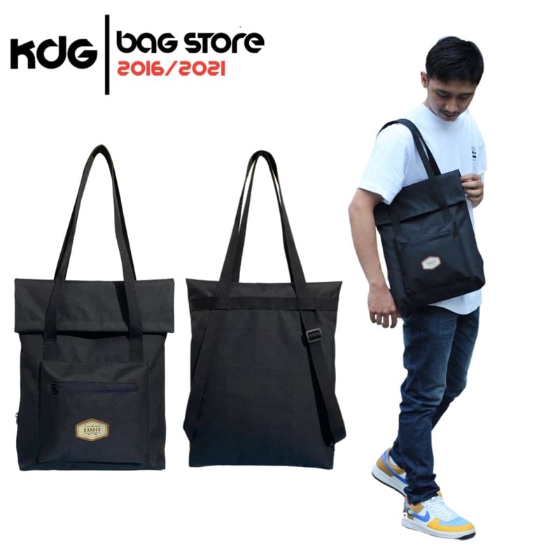 Totebag KANDER Distro UNISEX Multifungsi Backpack Resleting