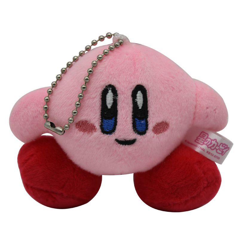 12 cm Kirby Waddle Dee Mainan Mewah Liontin Boneka Lembut Gantungan Kunci Ins Hadiah