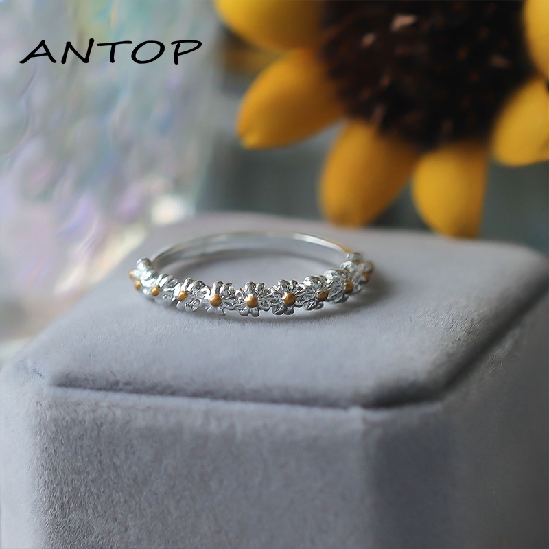 2021 Baru Kreatif Sederhana Daisy Ring Fashion Temperamen Perhiasan Aksesoris ANTOP