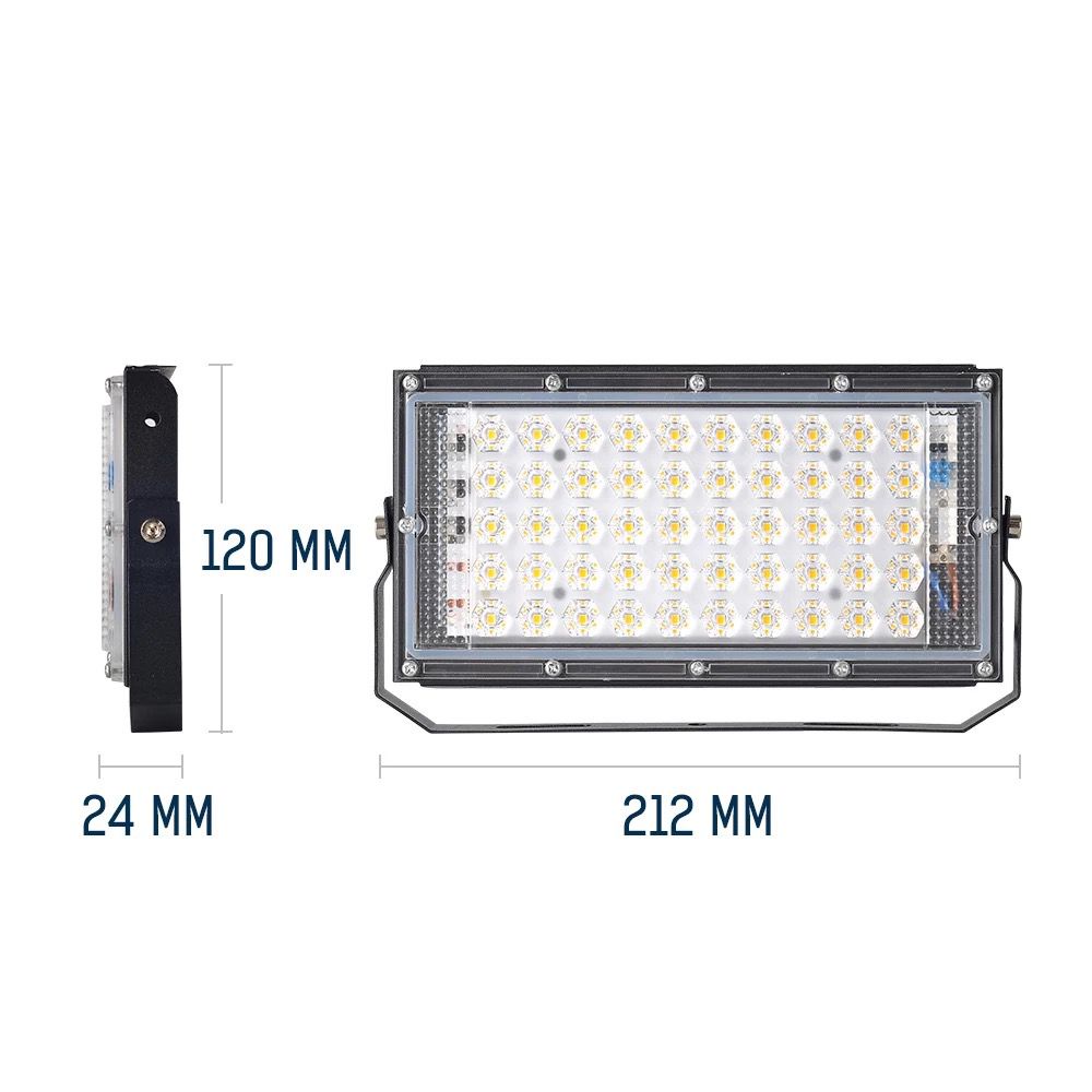 LAMPU SOROT LED FLOODLIGHT LAMPU TEMBAK OUTDOOR 50W 50W 50WATT 50 WATT