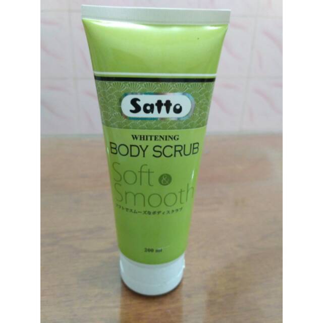 PASTI MURAH - BODY SCRUB - Satto body scrub soft &amp; smooth 200ml..