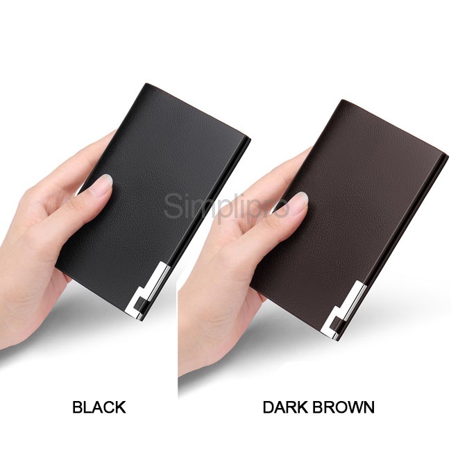 Dompet Kulit Pria Modern Slim Card Holder Man Wallet GS-PT1