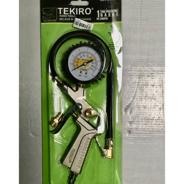 Tire Pressure Gauge 200psi Tekiro