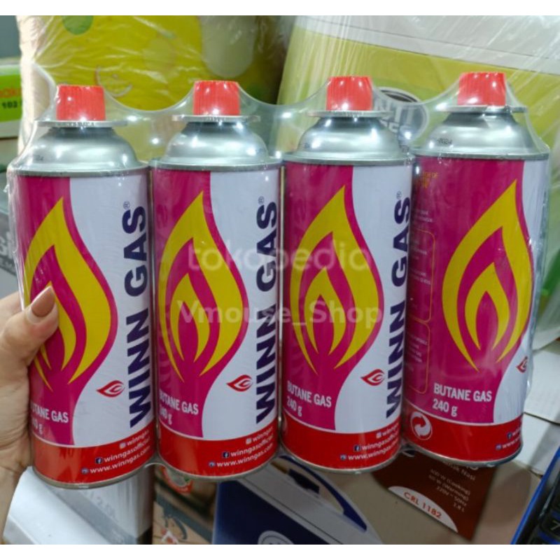 GAS BUTANE PORTABLE - GAS KOMPOR PORTABLE - BUTANE GAS - TABUNG GAS WINN PORTABLE