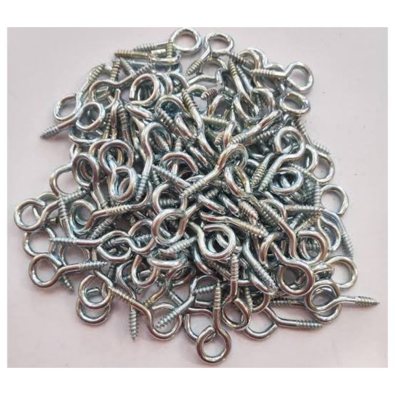 Skrup gantungan bulat, skrup ulir bulat tutup,  skrup gantungan tutup no 3, Gantungan burung