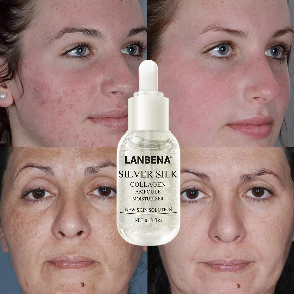 LANBENA  Pores and Repairing 15 Ml Silver Silk Collagen Ampoule Moisturizer