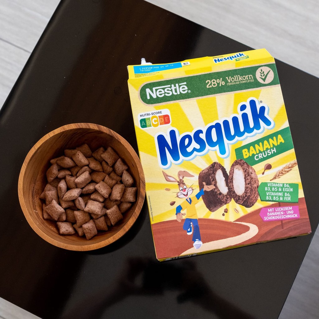 

Nestle Nesquik Banana Chocolate Banana Pillows Cereal Repack 30gr