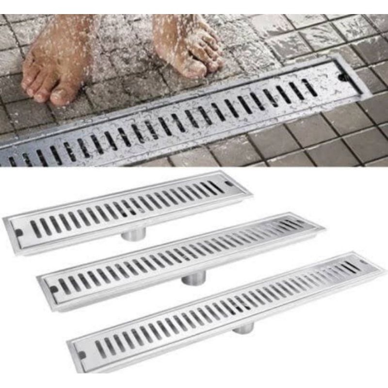 Floor drain stainless stell sus 304 / floor drain 60cm stainless 304