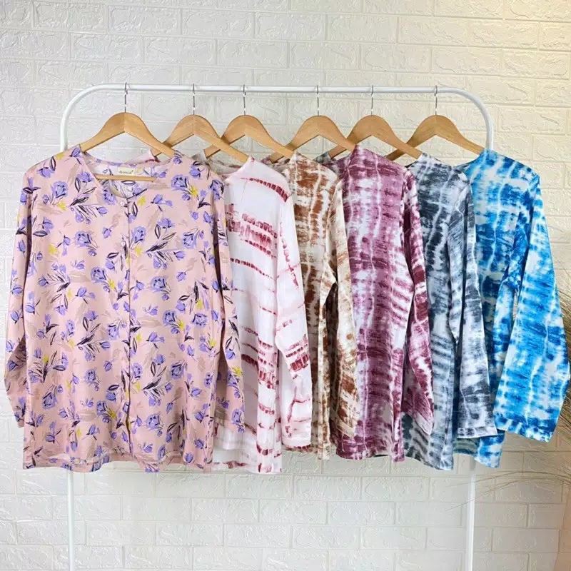 DYSEE - (PIYAMA TIE DYE) PAJAMAS RAYON SET PIYAMA TIE DYE RAYON