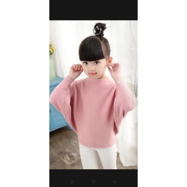 SWEATER BATWING PREMIUM ANAK//RAJUT ANAK