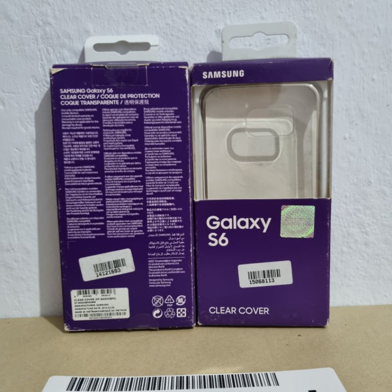 ORIGINAL CASE SAMSUNG CLEAR COVER GALAXY S6 FLAT RESMI SEIN HARGA PROMO!!!