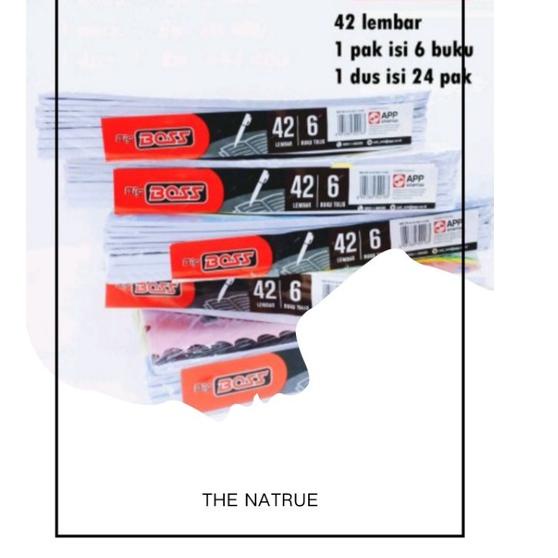 

Serbu Surprise Buku tulis big bos isi 42 lembar 1pak isi 6 buku