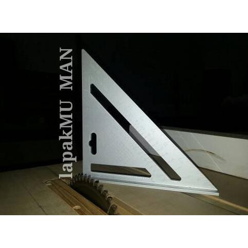 

new promo PENGGARIS SIKU SEGITIGA ALUMUNIUM 7 inch / SPEED SQUARE
