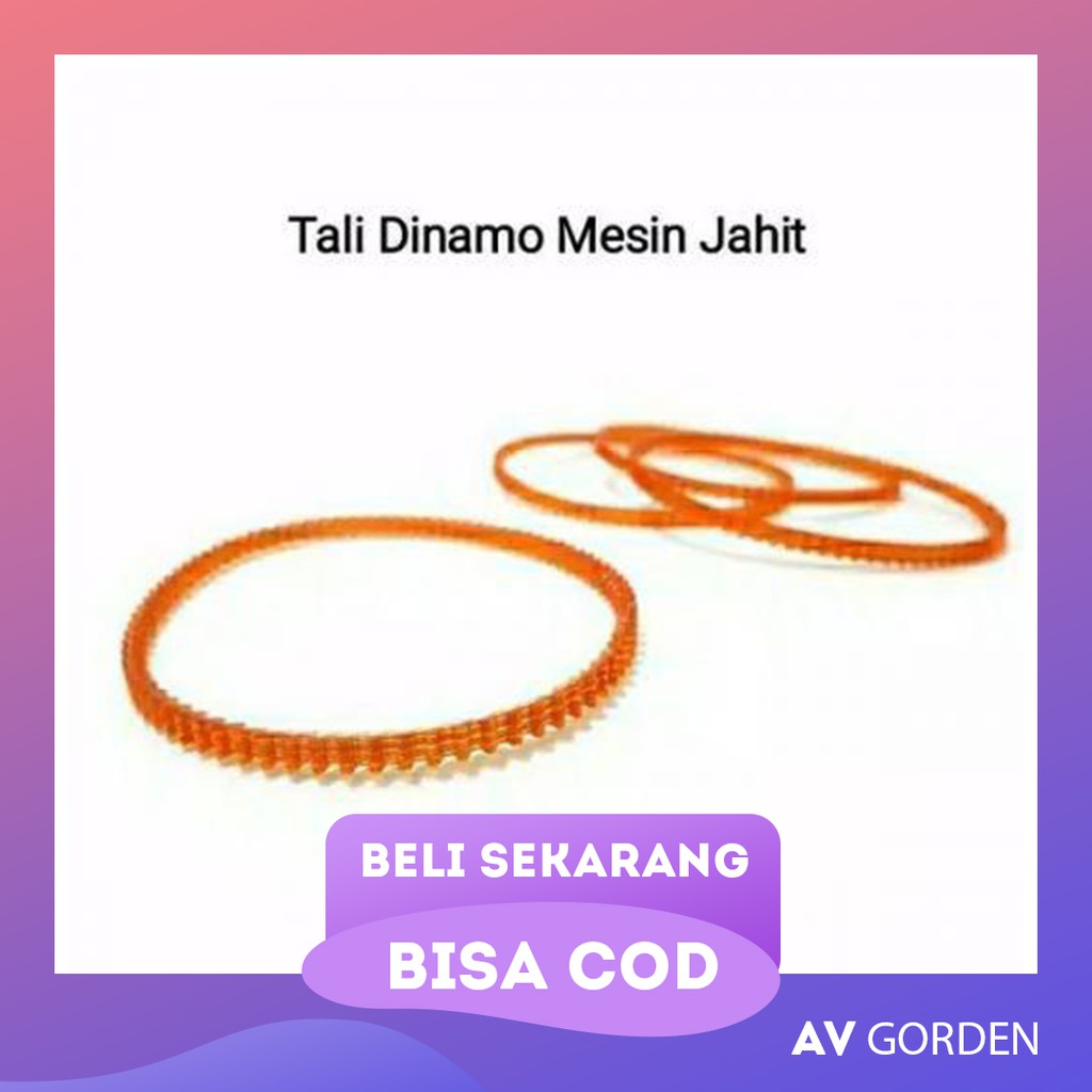 Tali Dinamo Mesin Jahit Hitam Classic Butterfly  Singer Standard  Obras 3 Benang Pegasus Singer AV70