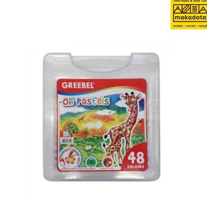

(:(:(:(] CRAYON | KRAYON | OIL PASTEL GREEBEL ISI 48 WARNA MURAH