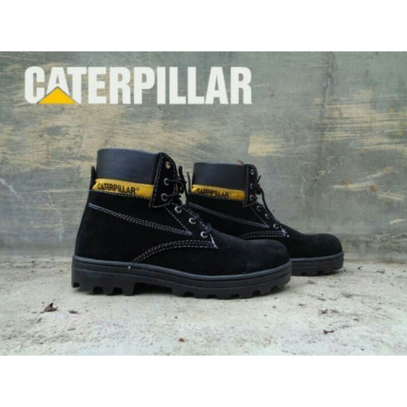 safety shoes caterpillar safety bromo bahan suede