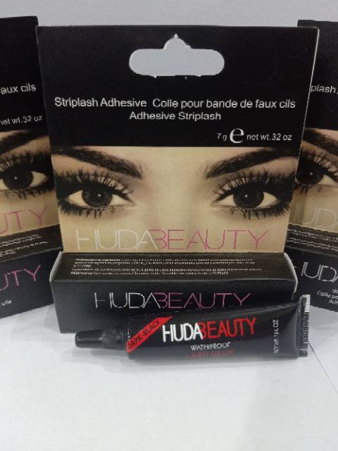 Lem bulu mata k.y.l.i.e dan hudabeauty warna hitam LEM BULU MATA