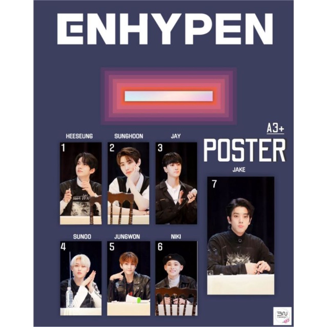 

POSTER ENHYPEN ukuran A3 (minimal order 2x)