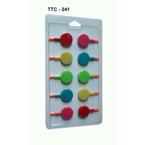 cetakan coklat lolypop bulat kecil