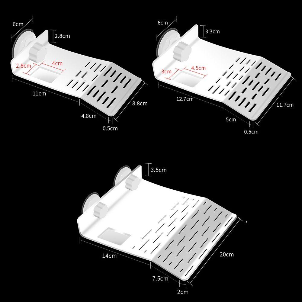 [Elegan] Platform Penyu Hisap Kuat Mengapung Pengumpan Aquarium Pulau Panjat Tangki Ikan Dekorasi Istirahat Pendaratan Papan