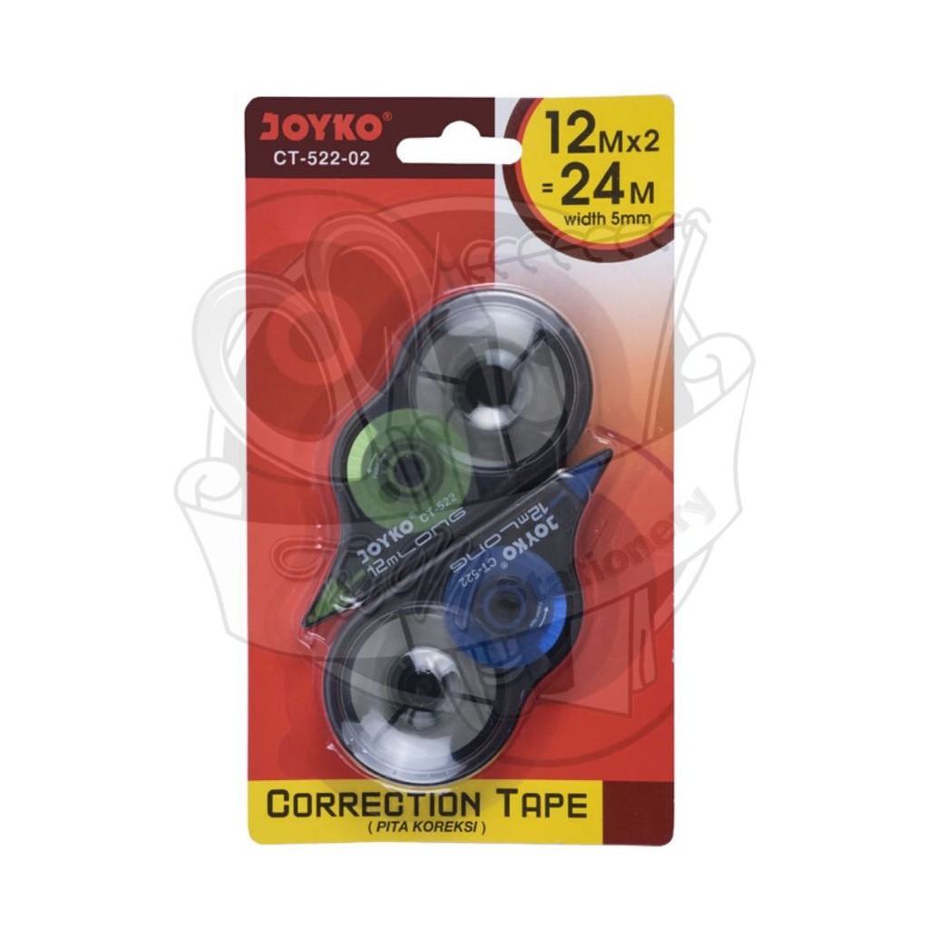 

[Set] Joyko Correction Tape Pita Koreksi CT-522-02