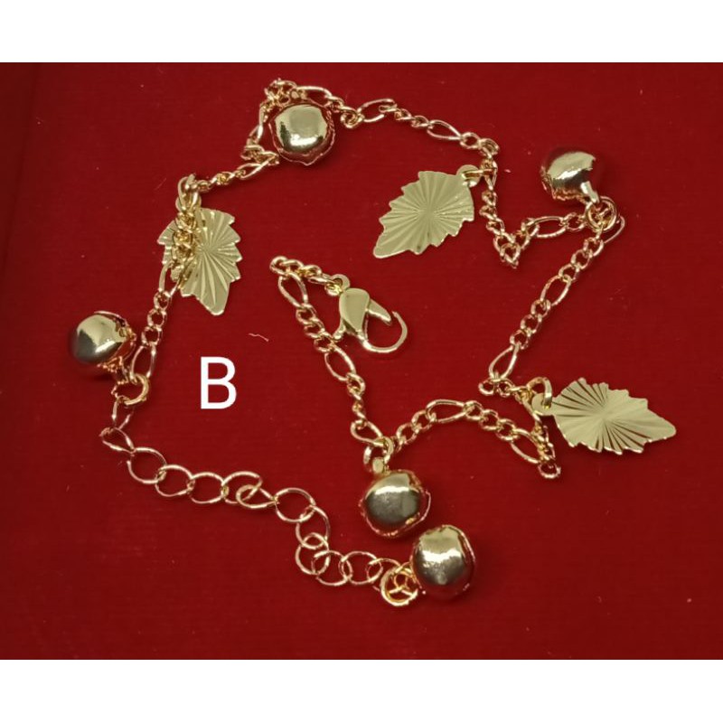 PP01. Gelang xuping wanita lapis emas gelang kaki