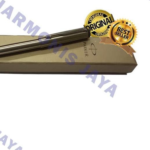 

☈ Pulpen Parker Vector Stainless Steel Ballpoint Original ❆