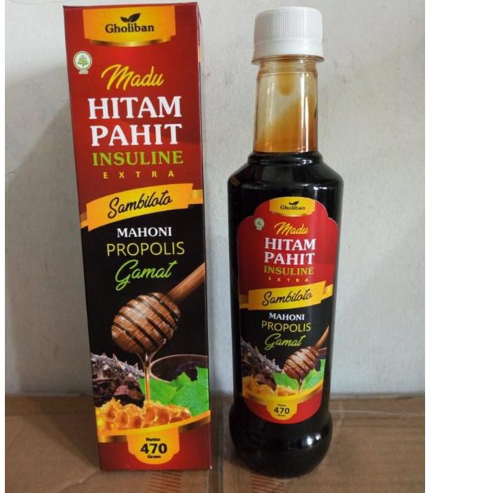 

Pasti Update Madu Pahit Insulin Plus Gamat Gholiban extra sambiloto SF5;