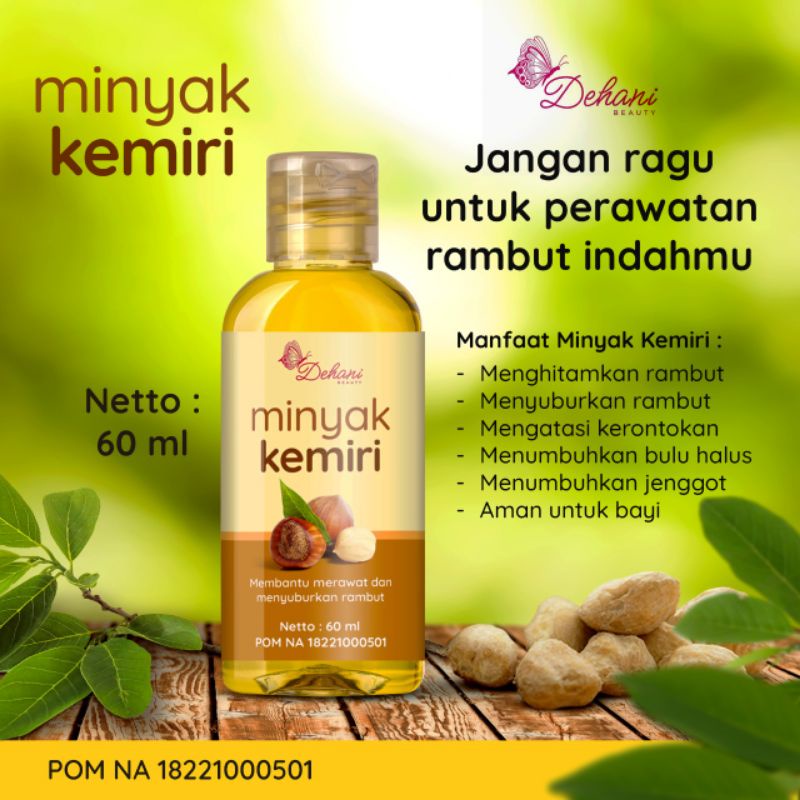 Minyak Kemiri gold penumbuh rambut Penebal Alis Penebal Rambut