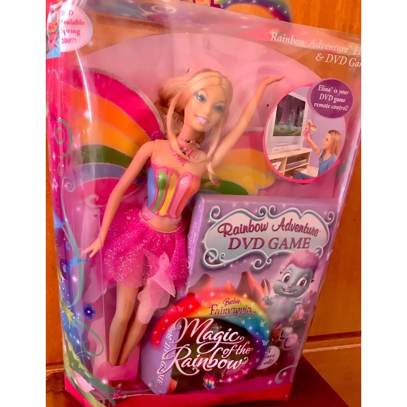 (PESANAN) Barbie Fairytopia Magic Rainbow with DVD Game