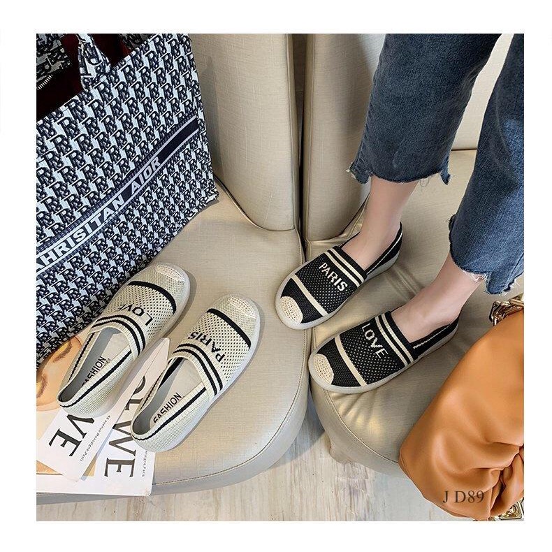 SEPATU WANITA SLIP ON FASHION AISHA D89