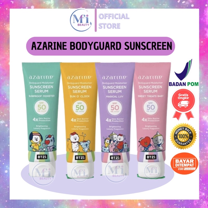 Bodyguard Moisturizer Sunscreen Serum - AZARINE X BT21 100ML