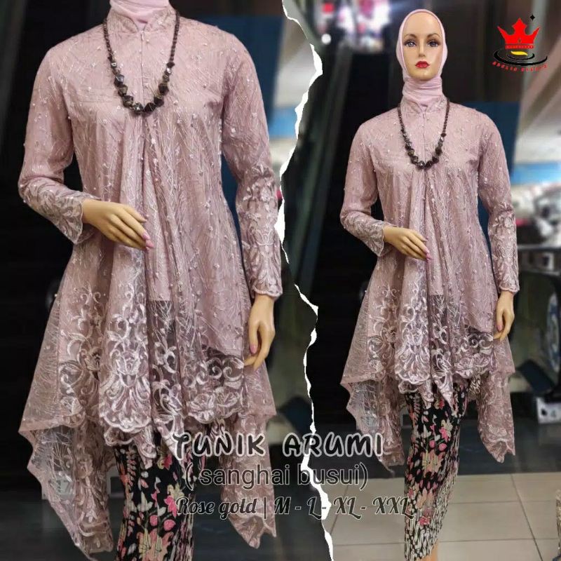 set kebaya tunik//set kebaha arumi
