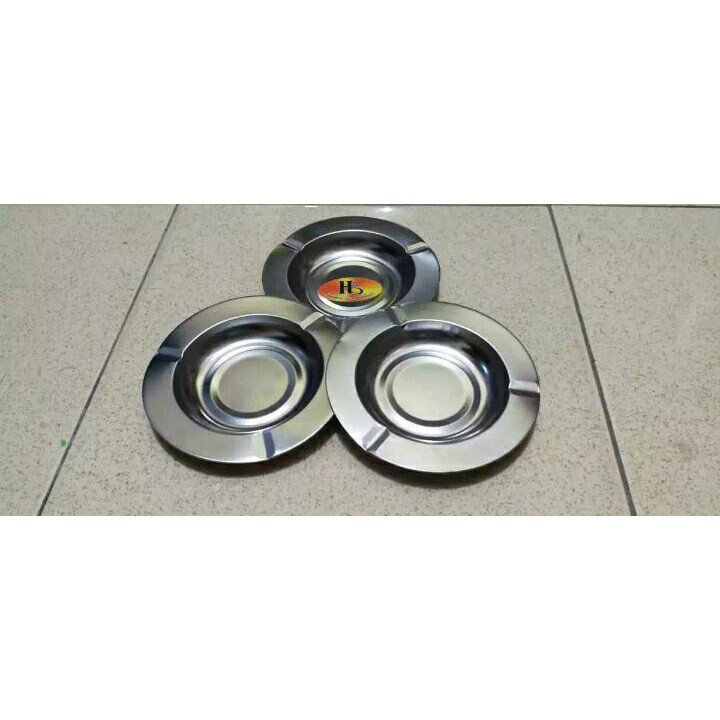 Asbak stainless steel murah bulat