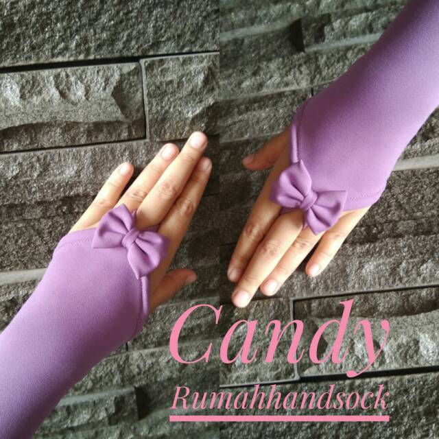 Jual Handsock Ring pita Muslimah Premium Handsock candy